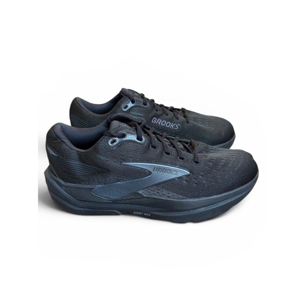 Brooks Ghost Max 3 Running Shoes Men’s 10W WIDE Black Athletic